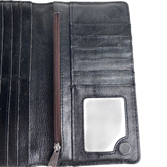 PATRICIA NASH BLACK LEATHER WALLET - Picture 8 of 12
